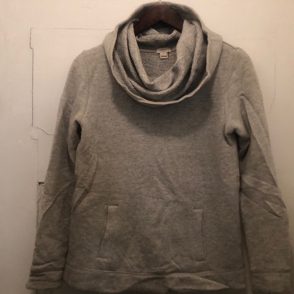 Jcrew factory cowl neck sweatshirt